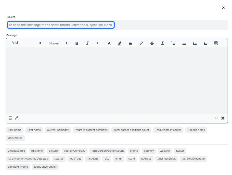 Email thread – Ultimate Lead Generation Tool